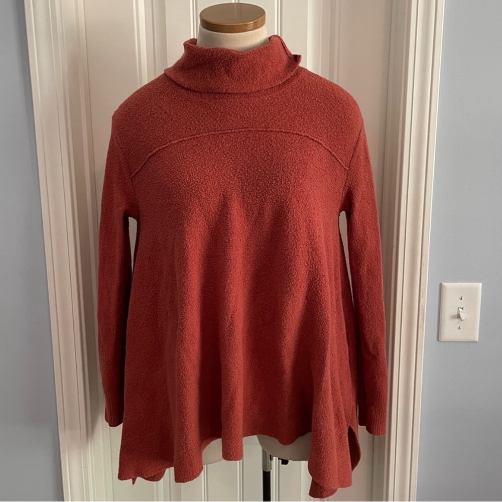 Free People Medium ‘Drape Drape’ Sunset Orange Tu… - image 2